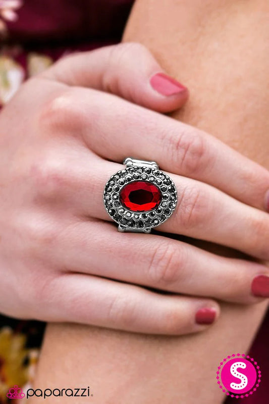 Paparazzi Ring ~ Majestic Majesty - Red