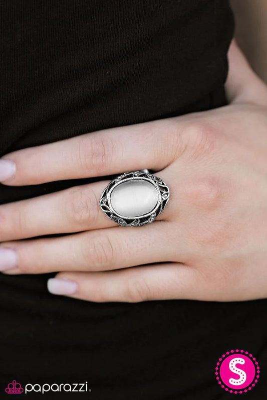 Paparazzi Ring ~ Nighttime Garden - Silver