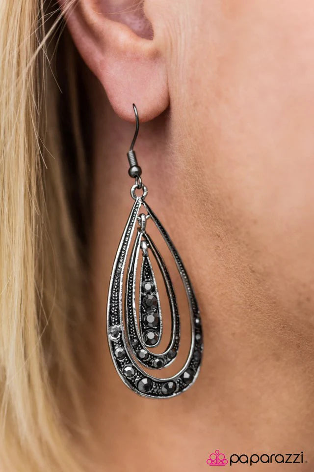 Pendiente Paparazzi ~ Bésame bajo la lluvia - Plata