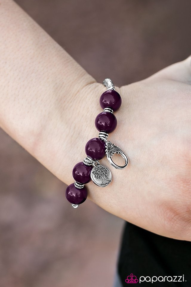 Paparazzi Bracelet ~ Capricious Cabaret - Purple