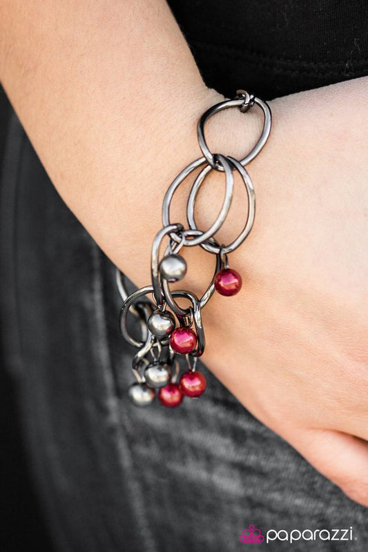 Paparazzi Bracelet ~ Seasons Change - Red