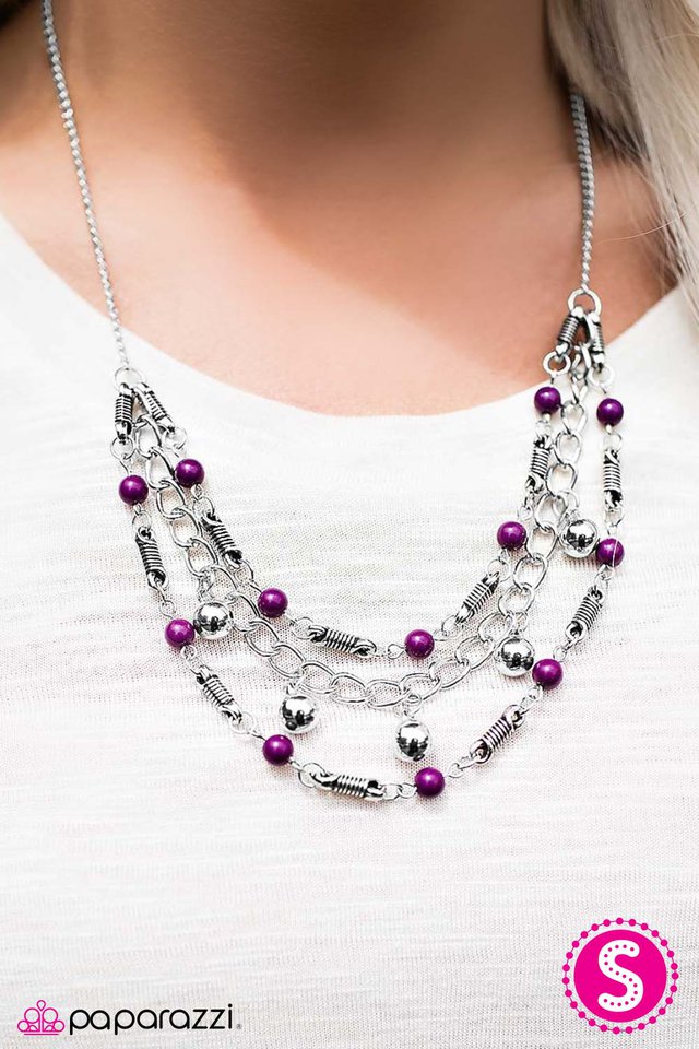 Paparazzi Necklace ~ Only the Finest - Purple