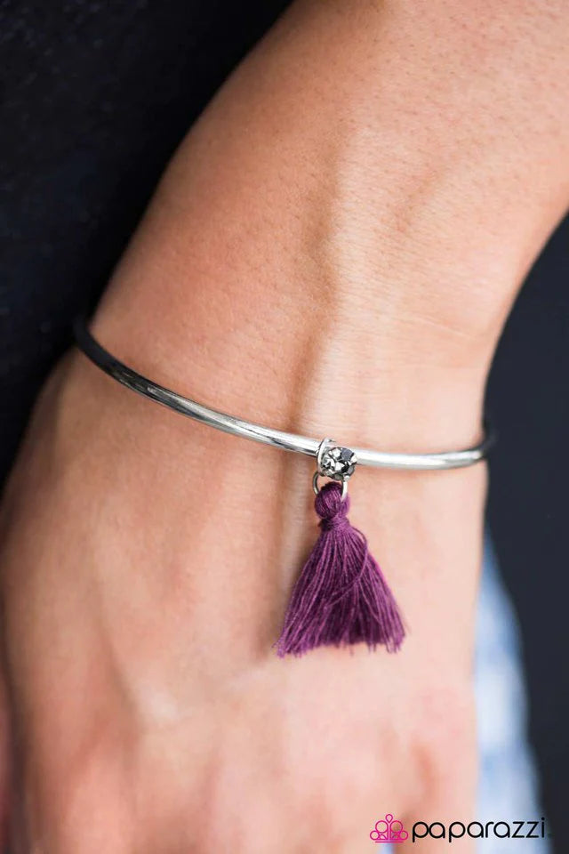 Paparazzi Bracelet ~ Genteel Genie - Purple