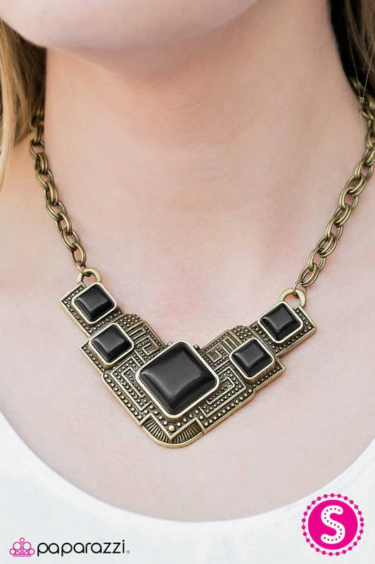 Paparazzi Necklace ~ Way To Make An EMPRESS-ion! - Brass