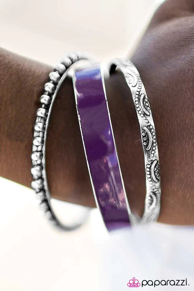 Paparazzi Bracelet ~ So Boho - Purple