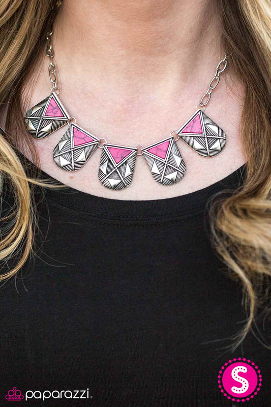 Collar Paparazzi ~ ¡Tan AMAZON-ing! - Rosa