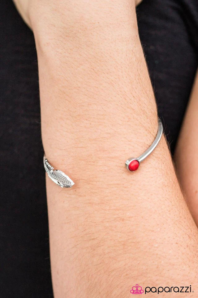 Paparazzi Bracelet ~ Little Sparrow - Red