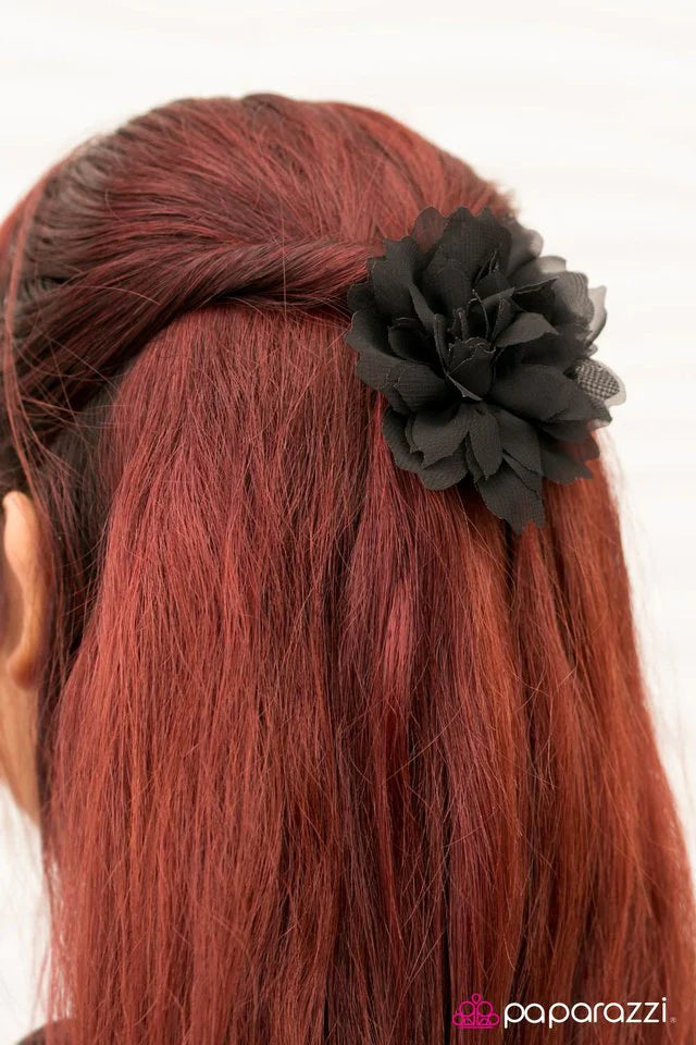 Accesorios para el cabello de Paparazzi ~ My Sharona - Negro