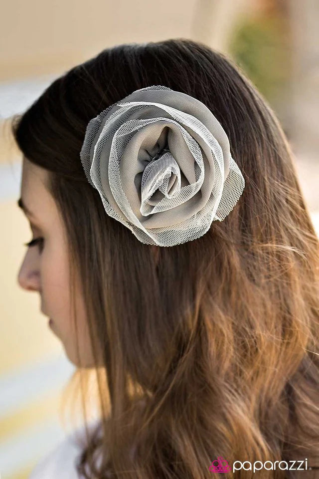 Paparazzi Hair Accessories ~ Blooming Ballerina - Silver