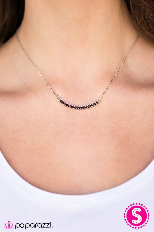 Collar Paparazzi ~ Diosa del brillo - Púrpura