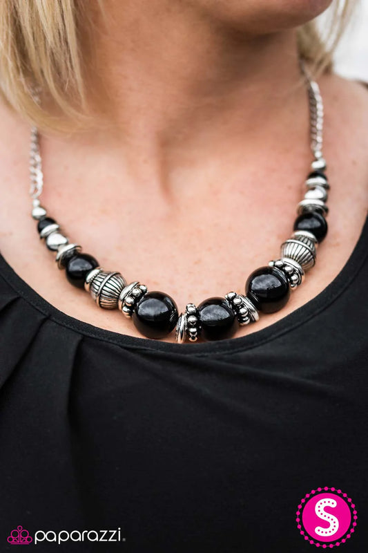 Paparazzi Necklace ~ The Rockettes  - Black