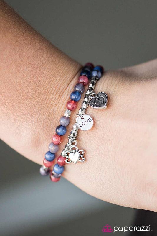 Paparazzi Bracelet ~ Choose Love - Multi