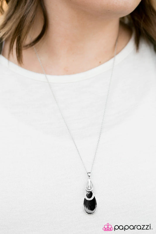 Paparazzi Necklace ~ The Perfect Storm - Black