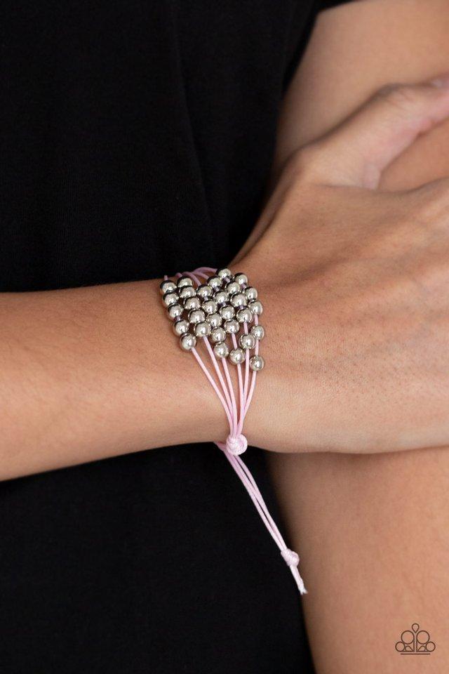 Paparazzi Bracelet ~ Without Skipping A BEAD - Pink
