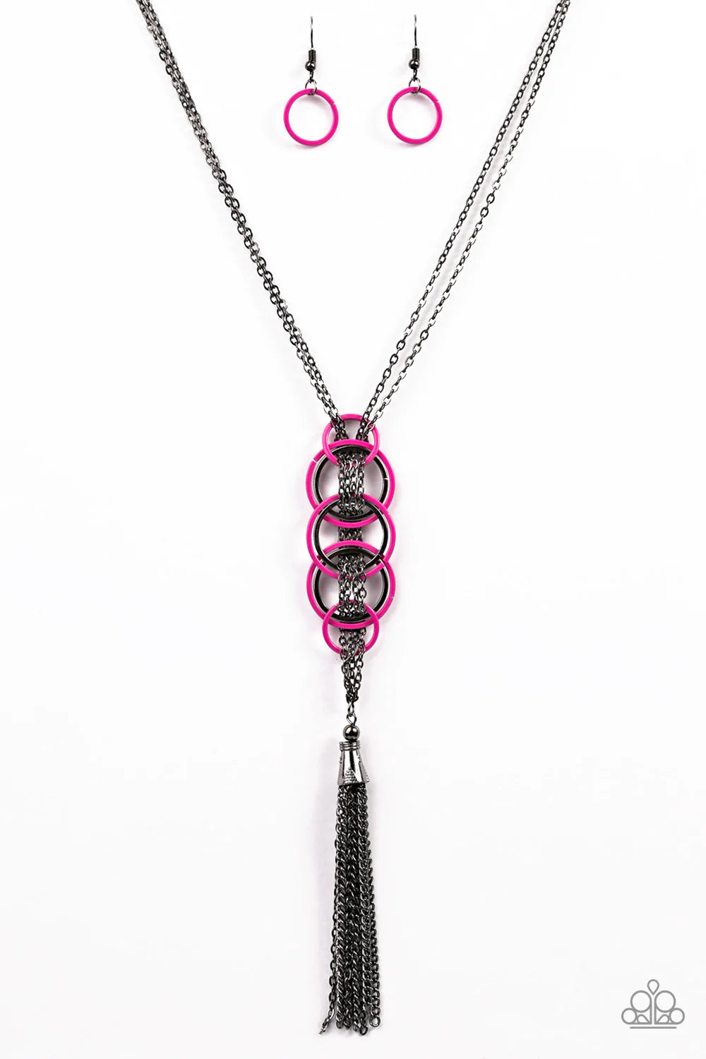 Paparazzi Necklace ~ Start Your Engines! - Pink