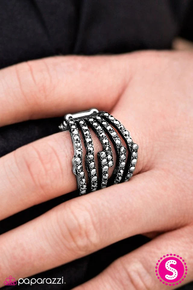 Paparazzi Ring ~ Stack Attack - Silver