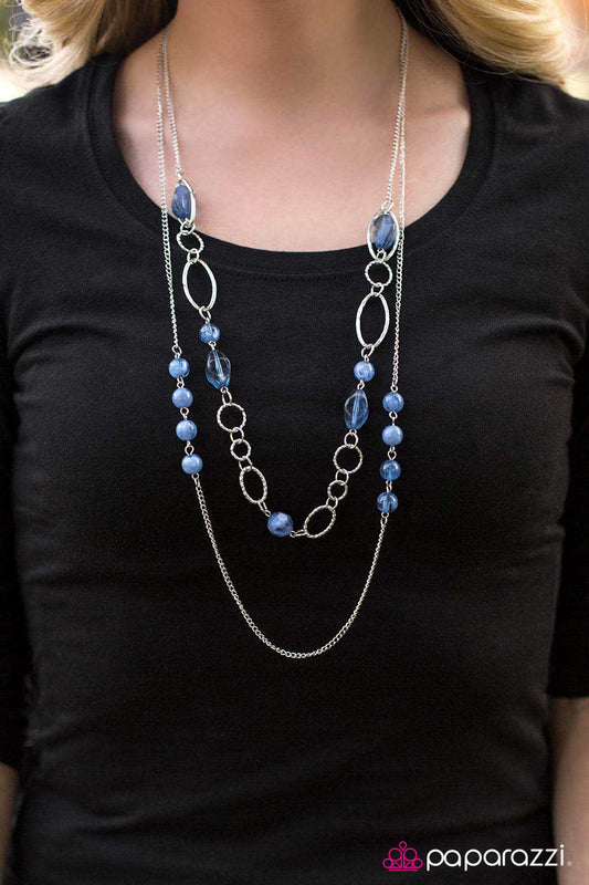 Collar Paparazzi ~ Toca las nubes - Azul