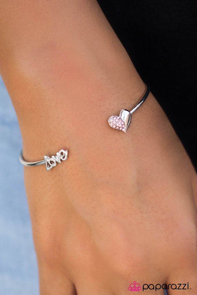 Paparazzi Bracelet ~ Let Your Heart Be Your Compass - Pink