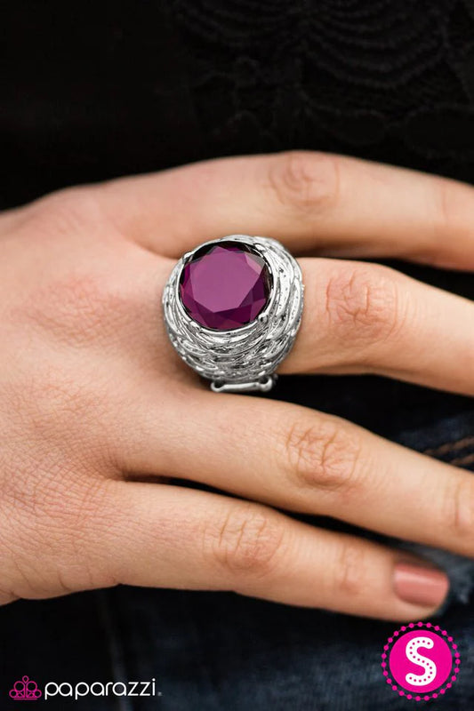 Paparazzi Ring ~ Did Somebody Say Sparkle? - Purple