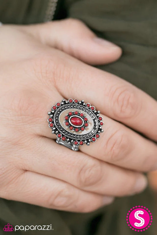 Paparazzi Ring ~ Barcelona Belle - Red