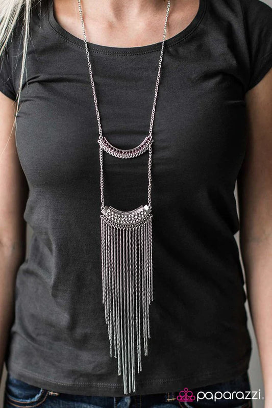 Paparazzi Necklace ~ World Class Wonder - Purple