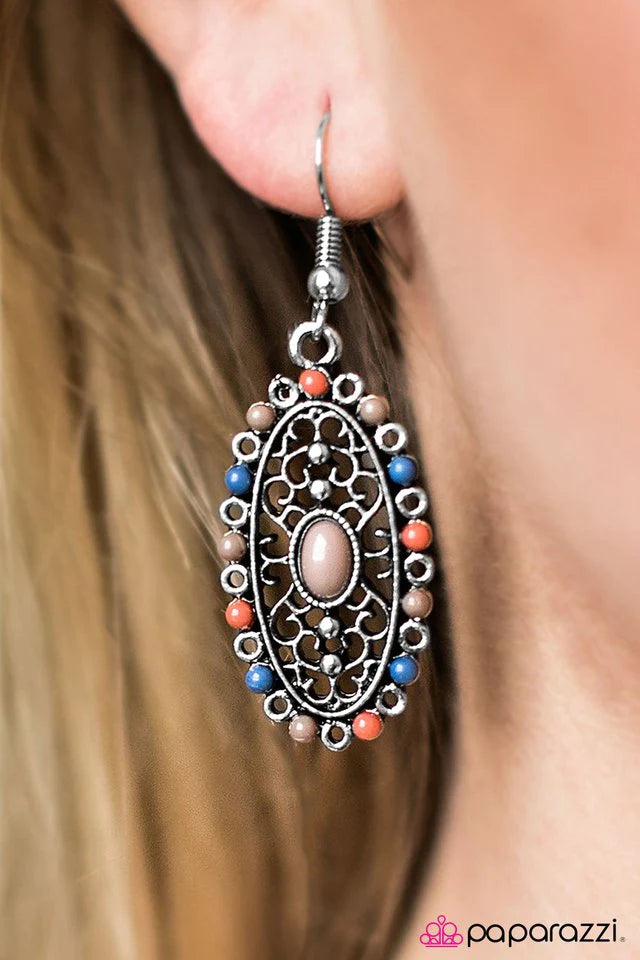 Paparazzi Earring ~ Rio Carnival - Multi