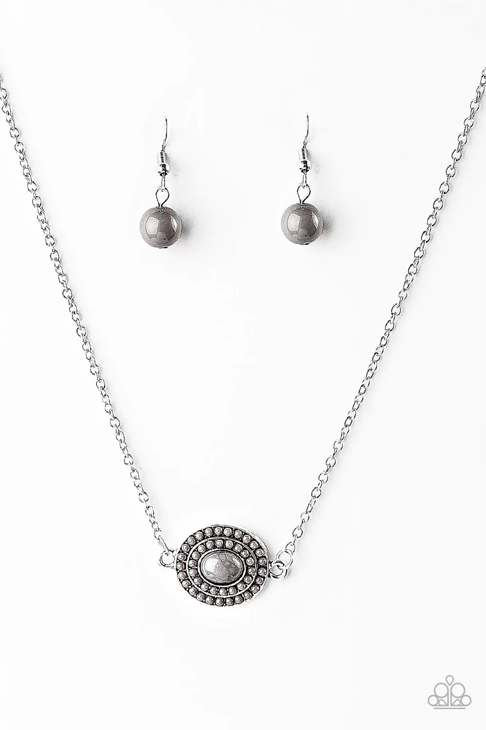 Paparazzi Necklace ~ TIJUANA Dance? - Silver