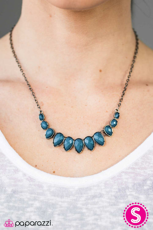 Paparazzi Necklace ~ Harlem Heirloom - Blue