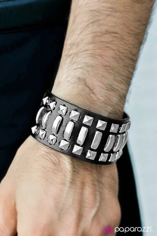 Pulsera Paparazzi ~ American Chopper - Negra