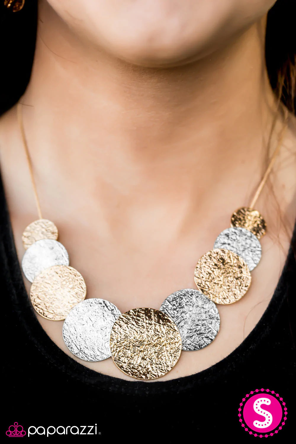 Paparazzi Necklace ~ Cave Rules - Gold