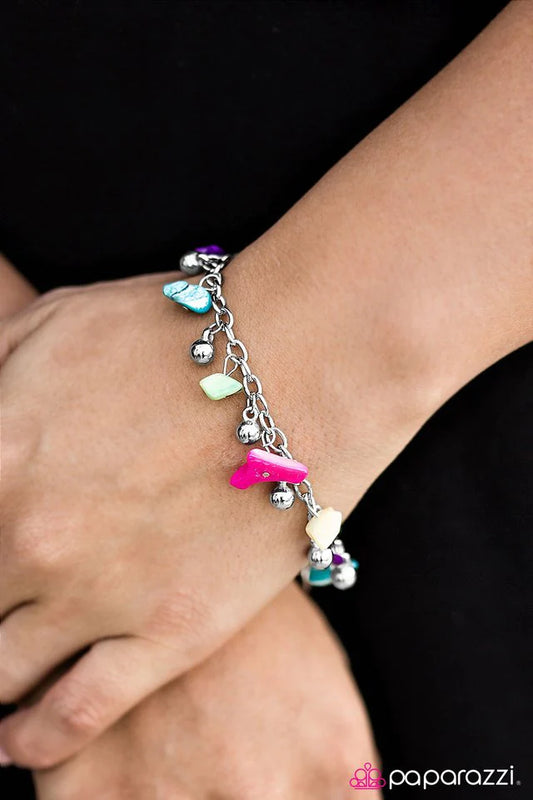 Pulsera Paparazzi ~ Rainbow Rock - Multicolor