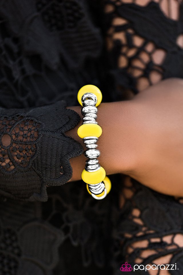 Paparazzi Bracelet ~ Springtime Sunshine - Yellow