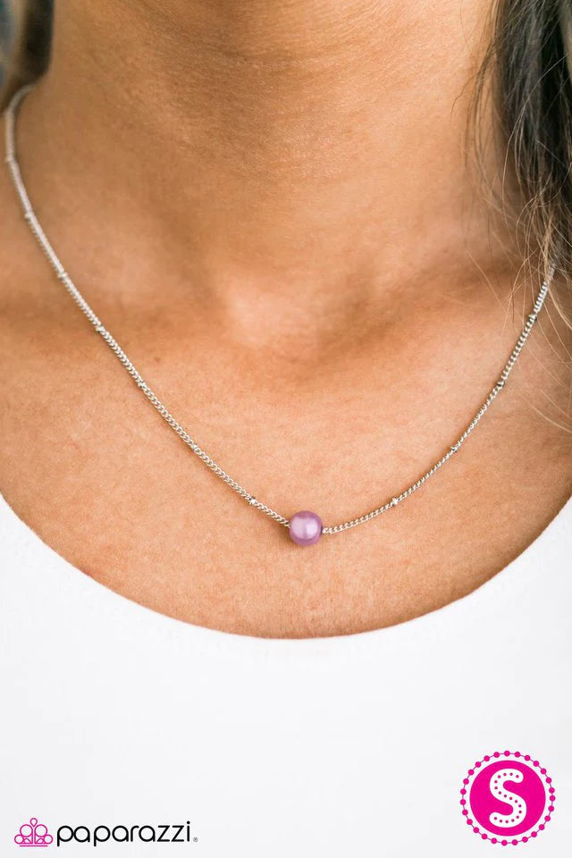 Prim Purple Paparazzi Necklace ~ Poshly Prim - Purple – Paparazzi Jewelry | Online ...