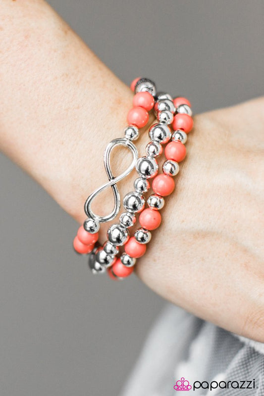 Paparazzi Bracelet ~ A Race Against Time - Orange