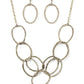 Paparazzi Necklace ~ Circus Royale - Brass