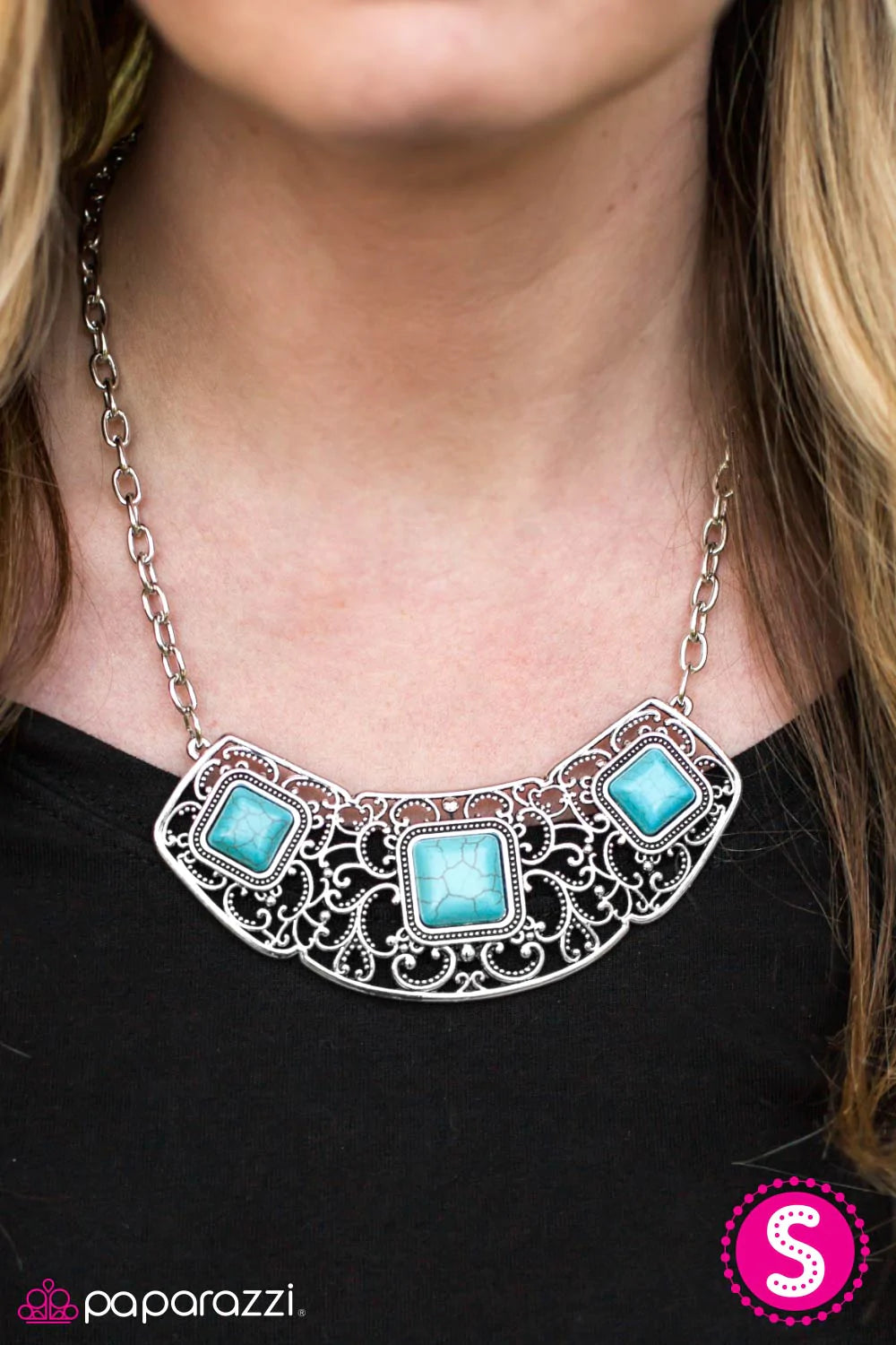 Collar Paparazzi ~ Feeling Inde-PENDANT - Azul