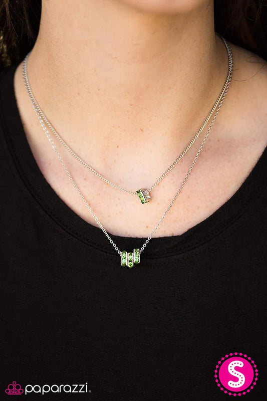 Paparazzi Necklace ~ The Main Attraction - Green