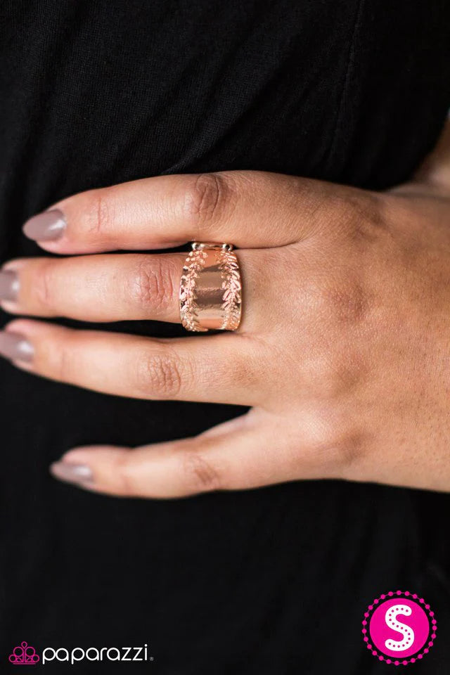 Paparazzi Ring ~ Zen Garden - Rose Gold