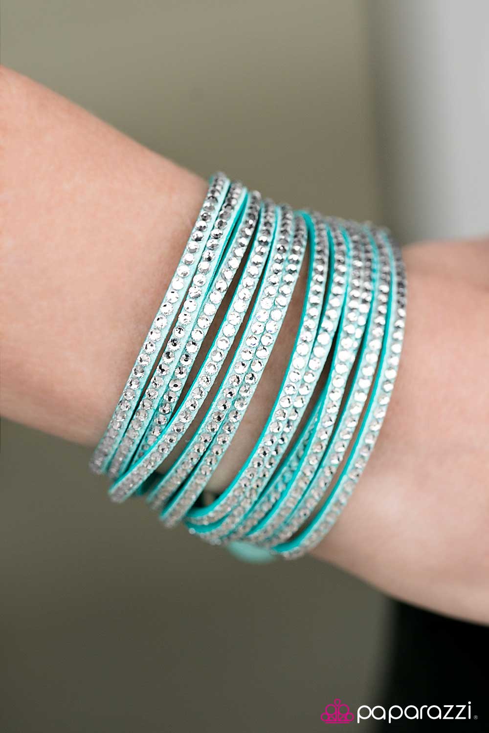 Pulsera Paparazzi ~ Do The Hustle - Azul