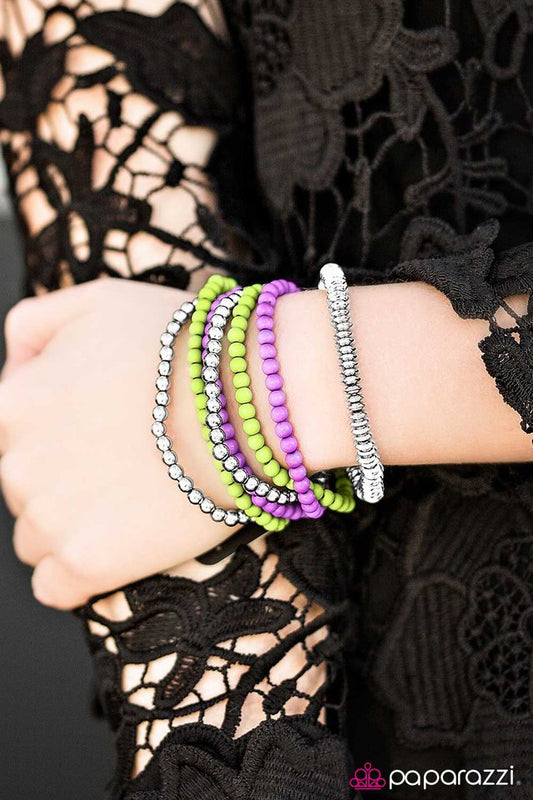 Pulsera Paparazzi ~ The BEAD Goes On - Multi