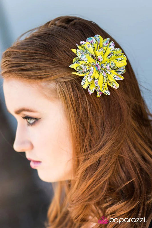 Paparazzi Hair Accessories ~ Tropically Tropicana - Yellow