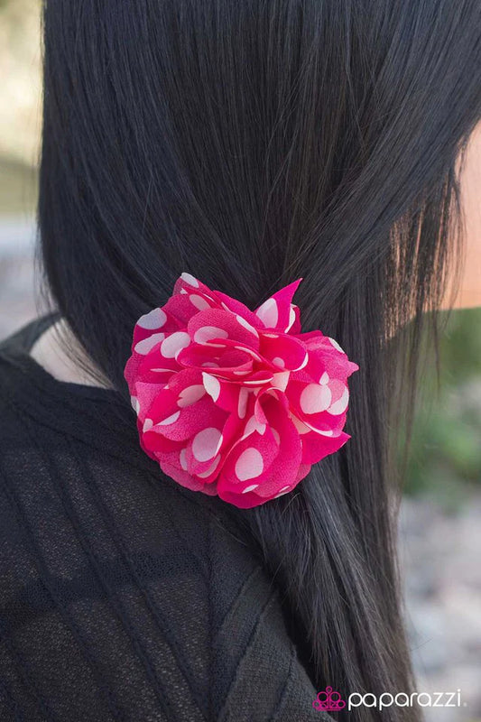 Paparazzi Hair Accessories ~ POLKA-hontas - Pink