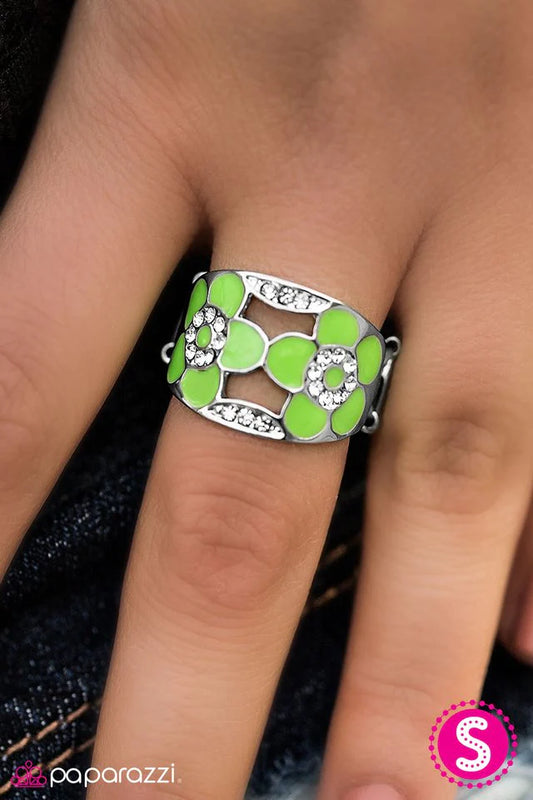 Paparazzi Ring ~ Feels Like Spring - Green