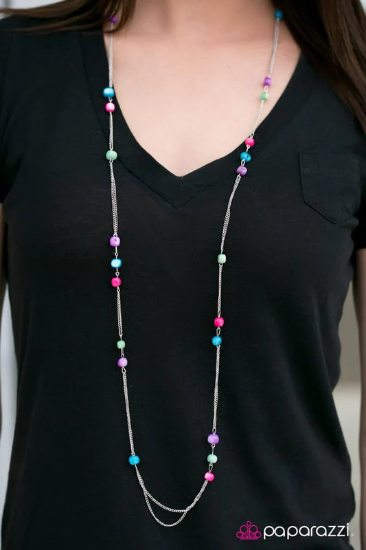 Collar Paparazzi ~ Rocky Falls - Multicolor