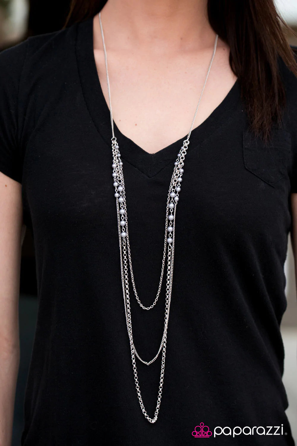 Paparazzi Necklace ~ Worth the RITZ - Silver