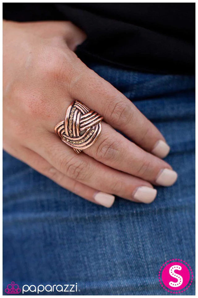 Paparazzi Ring ~ Intoxicating Illusion - Copper