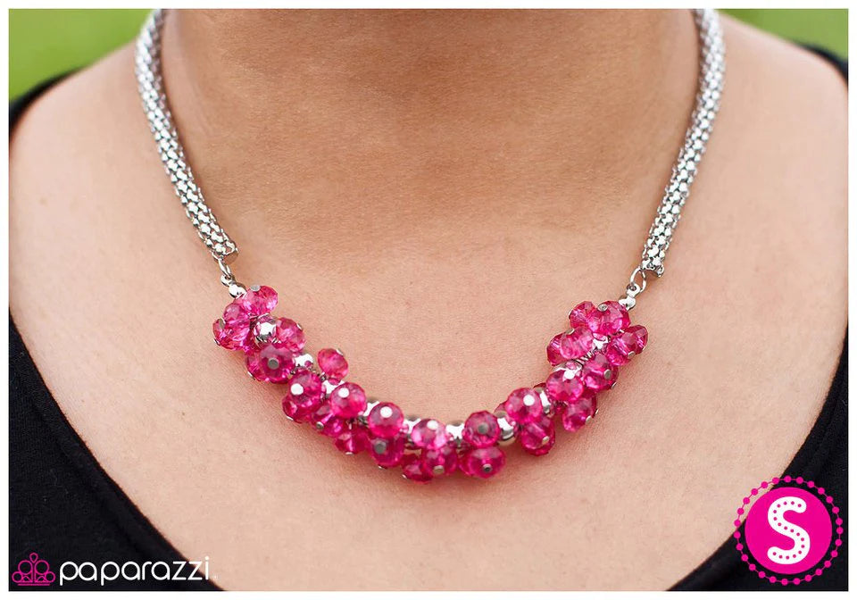 Collar Paparazzi ~ No me hagas sonrojar - Rosa