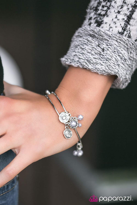 Pulsera Paparazzi ~ Forever Be My Always - Plata