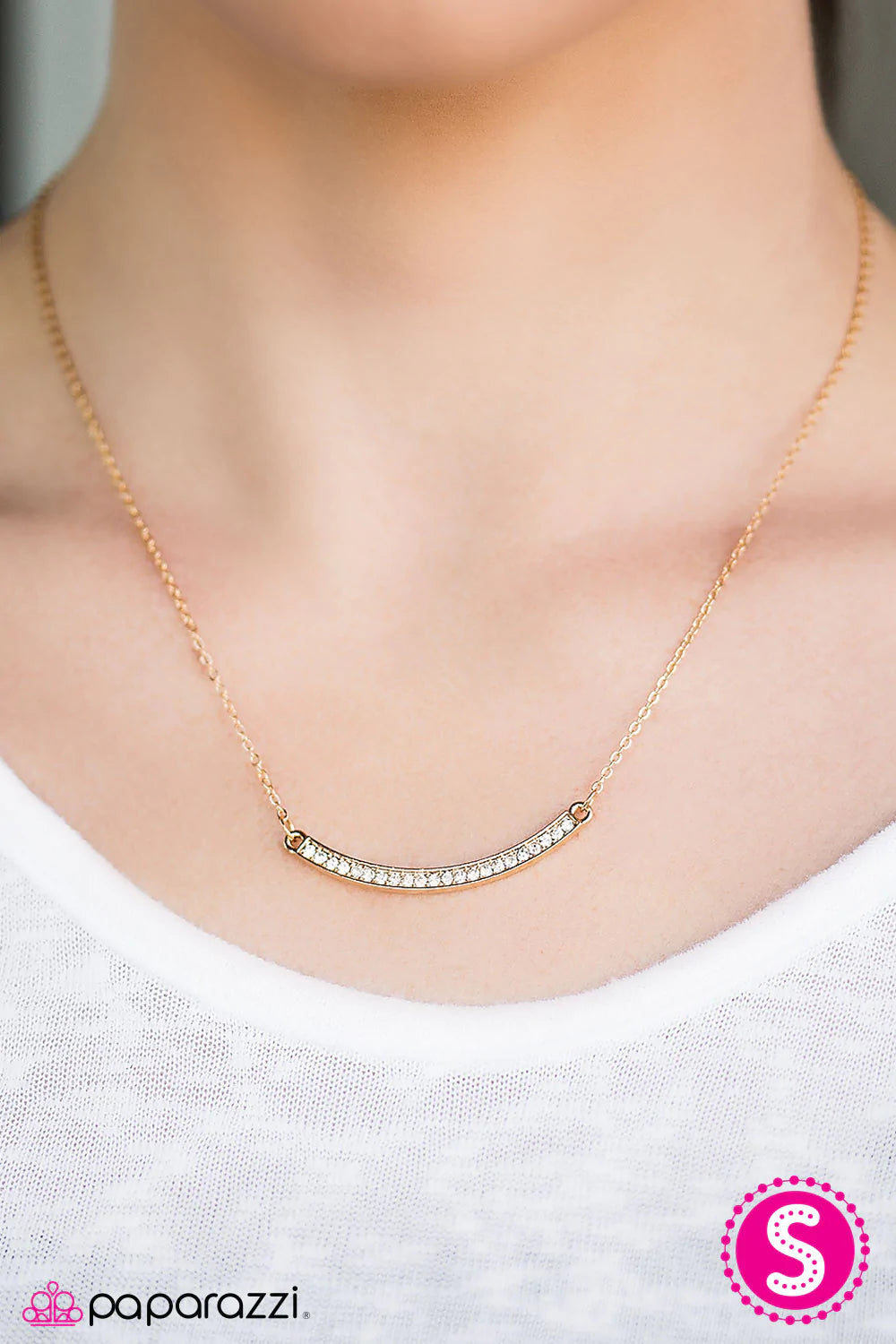 Paparazzi Necklace ~ Glitter Goddess - Gold