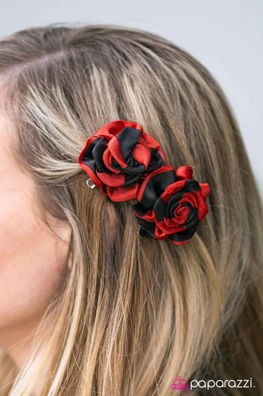 Paparazzi Hair Accessories ~ Check This Out - Red